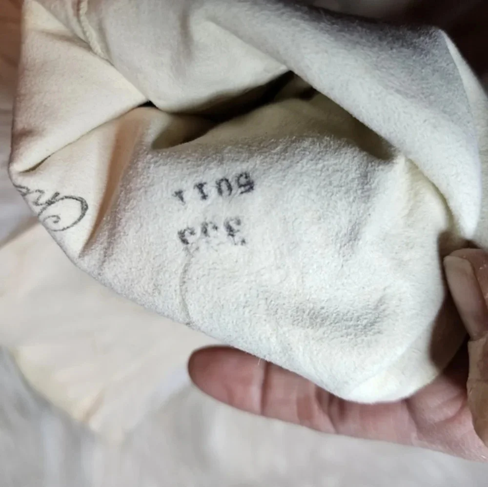 Vintage Debutante White beaded‎ Gloves 7.5